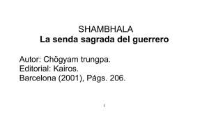 Chôgyam Trungpa, Shambhala