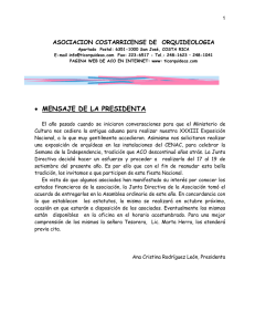 Carta mensual, Setiembre 2004 - Asociación Costarricense de