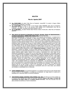 Boletín de Agosto - Circulo Médico Florencio Varela
