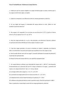 Física 2º de Bachillerato. Problemas de Campo Eléctrico.