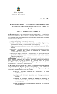 Poder Legislativo Provincia  de Corrientes