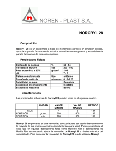 norcryl 28 - Noren Plast
