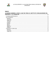 acuerdo número 2 por el que se crea el instituto chihuahuense del