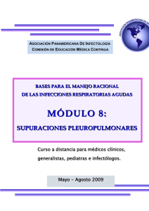 módulo 8: supuraciones pleuropulmonares