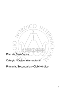 CNI Plan de enseñanza Primaria, español