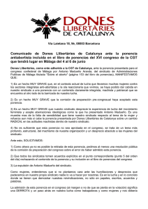 comunicat DDLL - CGT Catalunya