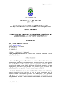 Programa de Doctorado 05-06 Universidade deVigo PROGRAMA