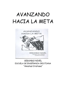 AVANZANDO HACIA LA META - Iglesia Vida con Proposito