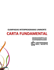 Carta Fundamental Olimpiadas Deportivas Interprogramas