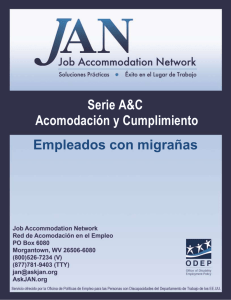 Empleados con migrañas - Job Accommodation Network