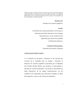 Comisión de: - Congreso del Estado de Jalisco