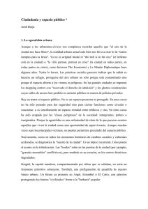 Ciudadan&iacute;a y espacio p&uacute;blico *
