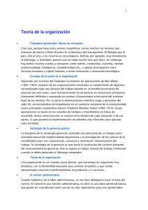 Teoría de la organización - Universidad Católica Argentina