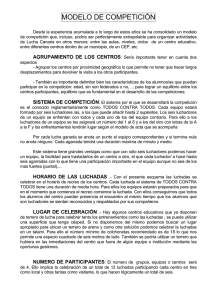 MODELO DE COMPETICIÓN - Gobierno de Canarias