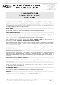 ciudad de valladolid - Federación de Voleibol de Castilla y León