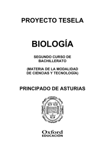 Programación Tesela Biología 2º Bach. Principado de Asturias