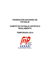 Reglamento Temporada 2014 - Federación Navarra de Patinaje