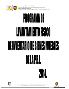 140 Programa de Inv. 2014 - Policía Bancaria e Industrial