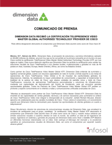 dimension data recibió la certificación telepresence video master