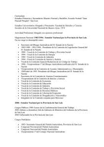Curriculum de Alberto Rodríguez Sáa