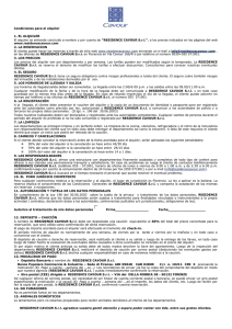CONTRACT TERMS - Residence Cavour