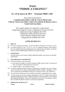 XV° CAMPEONATO ARGENTINO DE PHRF 2008