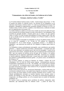 Cumbre Sindical ALC-UE