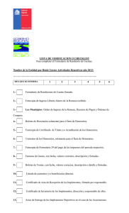 Formulario Rendicion de Cuentas Subvencion Deportiva 2013
