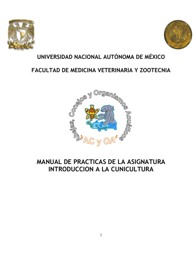 MANUAL DE PRÁCTICAS - FMVZ-UNAM