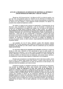 acta de la reunion del servicio de asistencia al detenido 19/10/2011