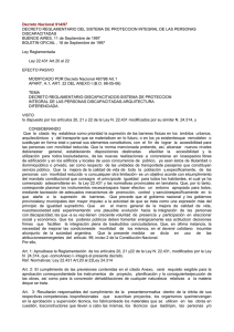 Decreto Nacional 914/97 DISCAPACITADAS BUENOS AIRES, 11 de Septiembre de 1997