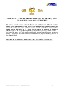 INFORME  DEL  AÑO  2009  RELACIONADO ... EN  ALGUNOS  CASOS  CON  ANTERIORES.