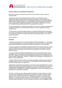 Boletín Agosto 2006 - Asociación Argentina de Medicina Respiratoria