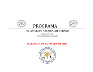 PROGRAMA - Colegio Dominicano de Cirujanos