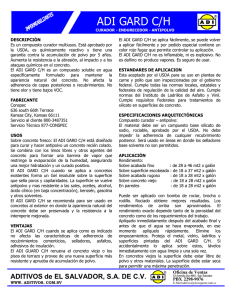 ADI GARD CH - Aditivos de El Salvador