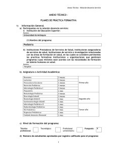 Anexo técnico Pediatría Genérico