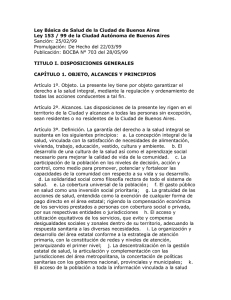 Ley Básica de Salud 153/99 CABA