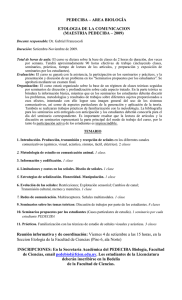 etologia de la comunicacion animal (maestria pedeciba – 2006)