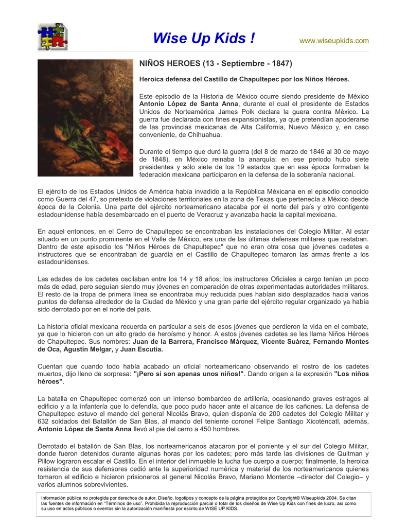 Que Hicieron Los Ninos Heroes El 13 De Septiembre Ninos Relacionados