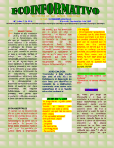 ecoinformativo 0312 - agroecologico