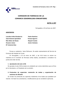 COMISION DE FARMACIA DE LA