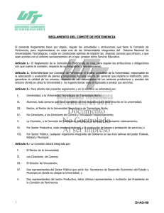 Comisión de Pertinencia - Universidad Tecnológica de Tamaulipas