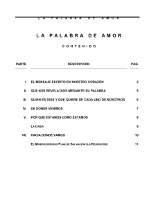 LA PALABRA DE AMOR