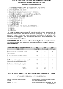 EXPRESIÓN ORAL Y ESCRITA II