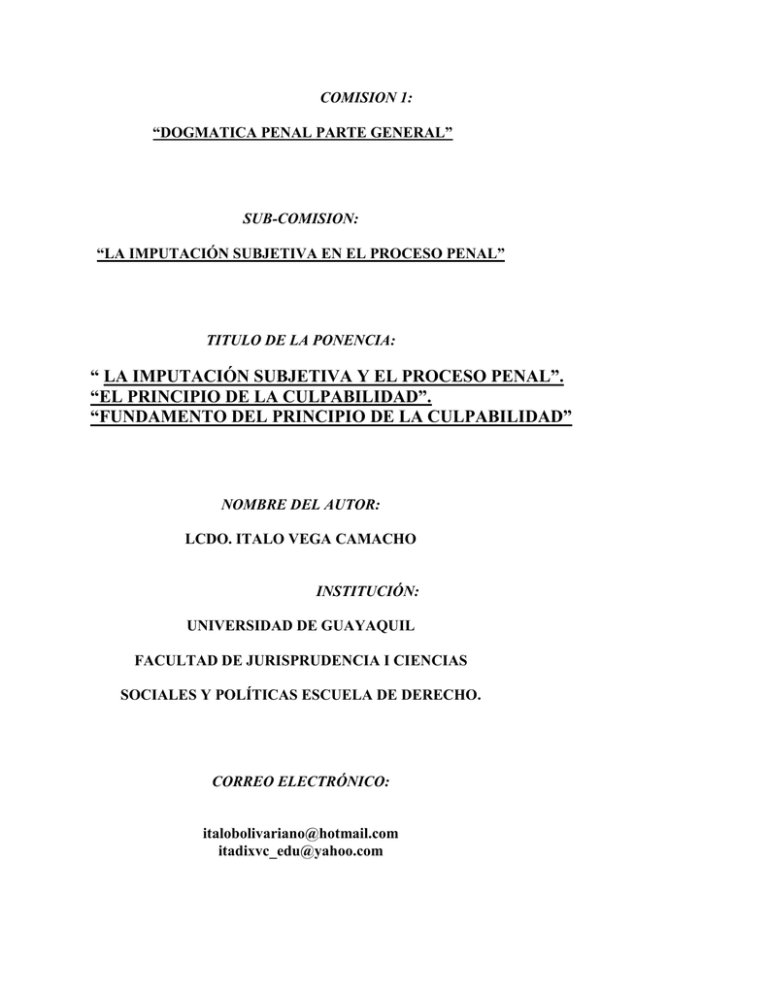 Dogmatica penal parte general