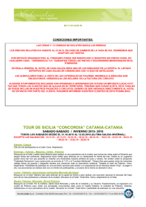 02.11.15-14.03.16 CONDICIONES IMPORTANTES: TOUR DE