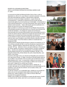 REPORTE DE LA REUNION DE DIRECTORAS VISITA A LAS