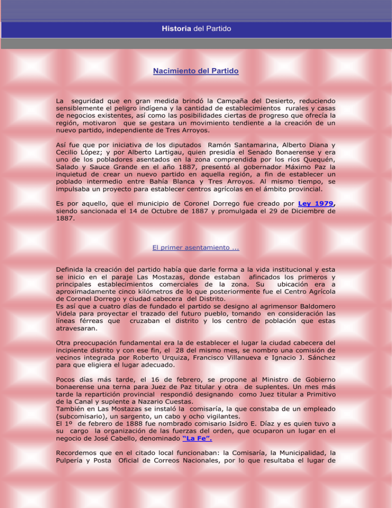Historia Del Partido