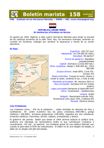 158 Boletín marista