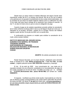 Cancelar Multas IMSS: Modelo de Carta y Recurso